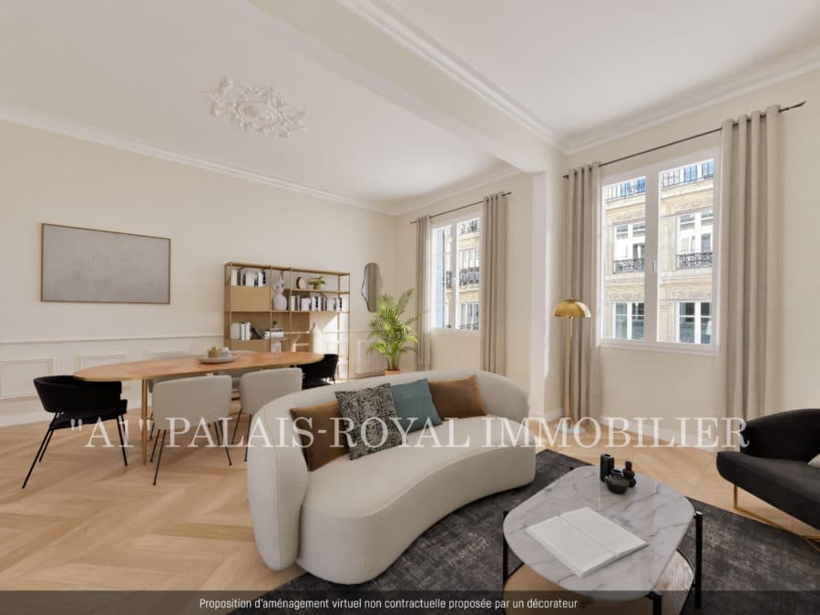 Paris 3ème - Appartement 4 pièces traversant